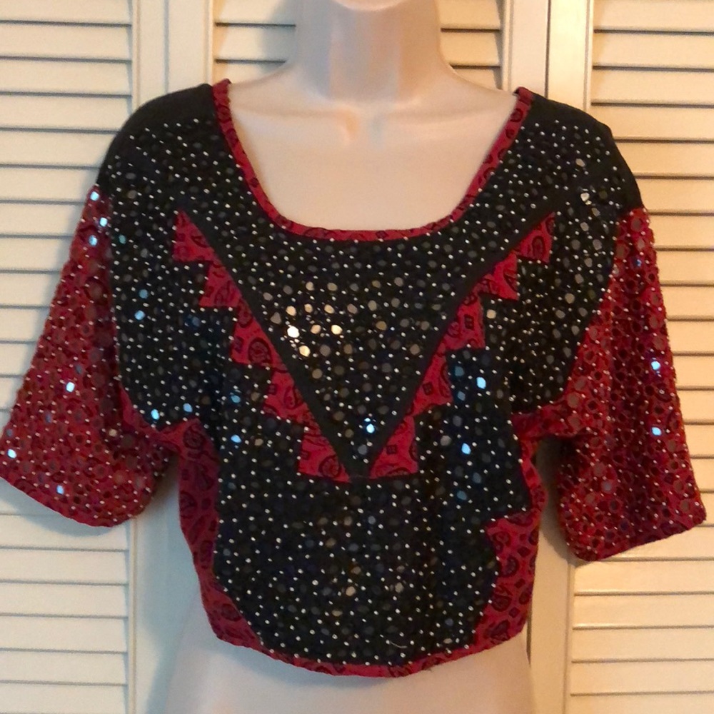SOLD - Vintage Gypsy Tribal Top - One-of-a-kind
